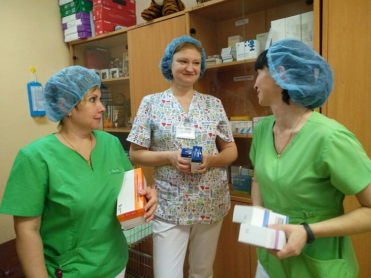 Медсестры НИИ детской онкологии и гематологии выбрали новую старшую медсестру отделения детской трансплантации костного мозга 