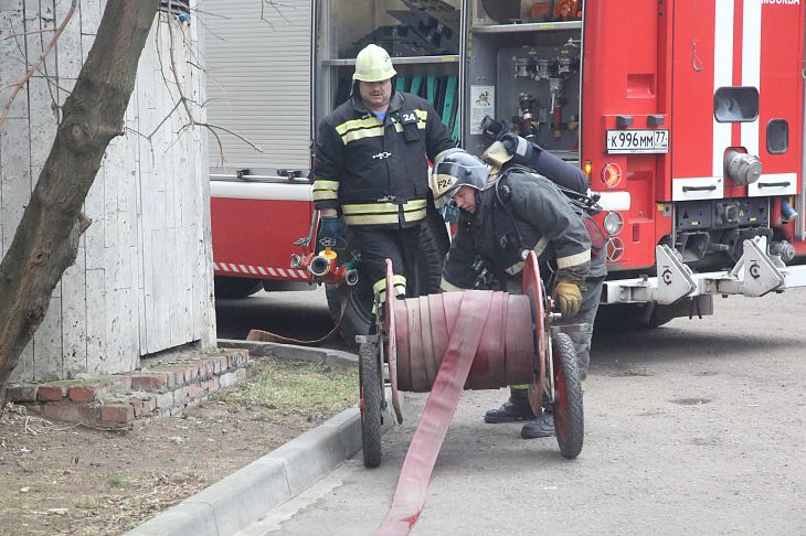 В Онкоцентре прошла противопожарная тренировка с эвакуацией персонала