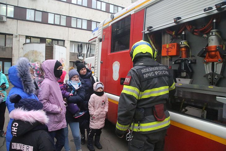 В Онкоцентре прошла противопожарная тренировка с эвакуацией персонала