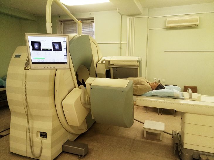 В лаборатории радиоизотопной диагностики Онкоцентра можно пройти процедуру сканирования по ОМС