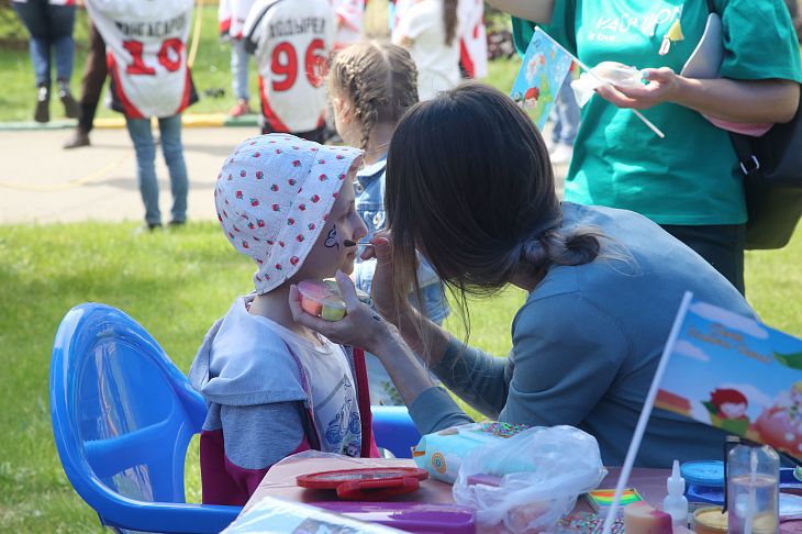 В НИИ детской онкологии и гематологии Онкоцентра прошёл праздник, посвящённый Дню защиты детей