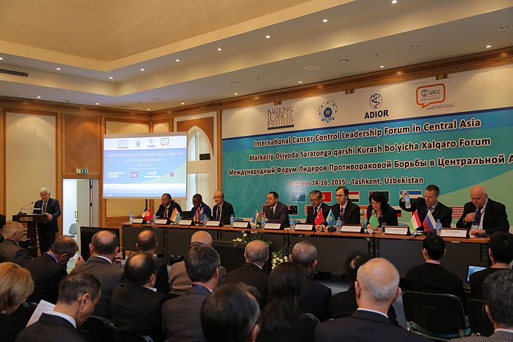 В Ташкенте прошел Международный Форум лидеров по противораковой борьбе в Средней Азии
