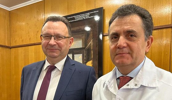 НМИЦ онкологии им. Н.Н. Блохина посетил министр здравоохранения Республики Беларусь